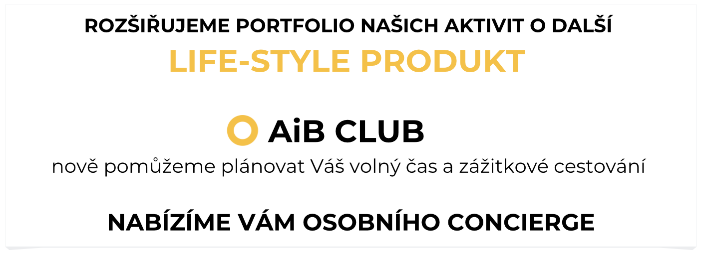 AIB CLUB | concierge služby | exkluzivní cestování | zážitkové dovolené | auto expedice | self drive | výhodné nabídky | VIP slevy | akce na míru | rezervace online  